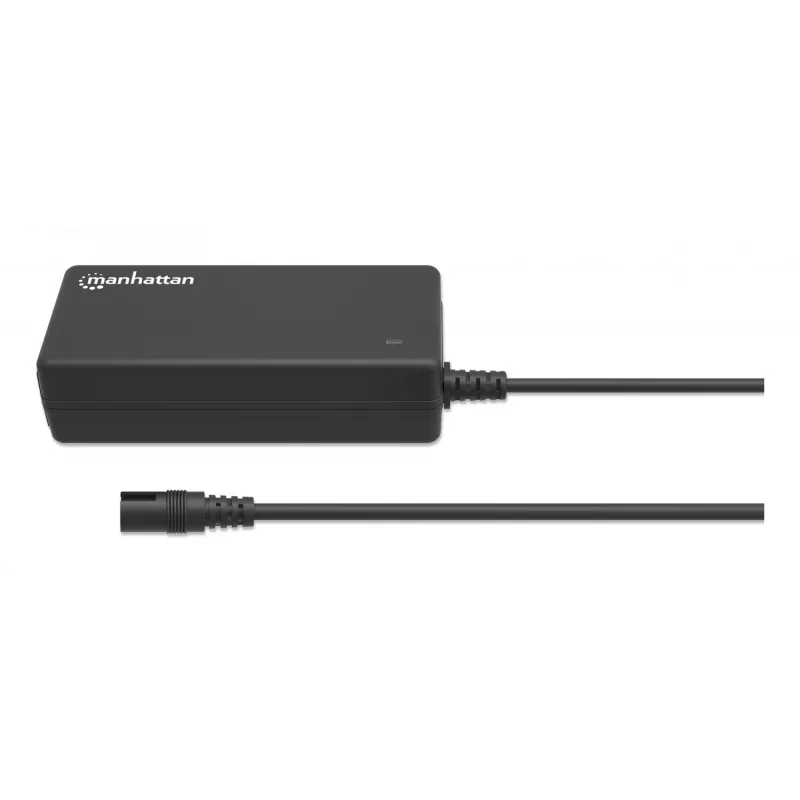 Manhattan Universaalne Sülearvuti/Laptop EL Toiteadapter, 65W, Automaatne 9 Pistikotsaga, Ühildub Enamiku Sülearvutitega, Ideaalne Asendustoiteallikas, EL Toitekaabel, Ühildub, Aga Mitte Ainult: Acer, Asus, Dell, Fujitsu, HP, Lenovo, Samsung, Toshiba Ja Palju Muud