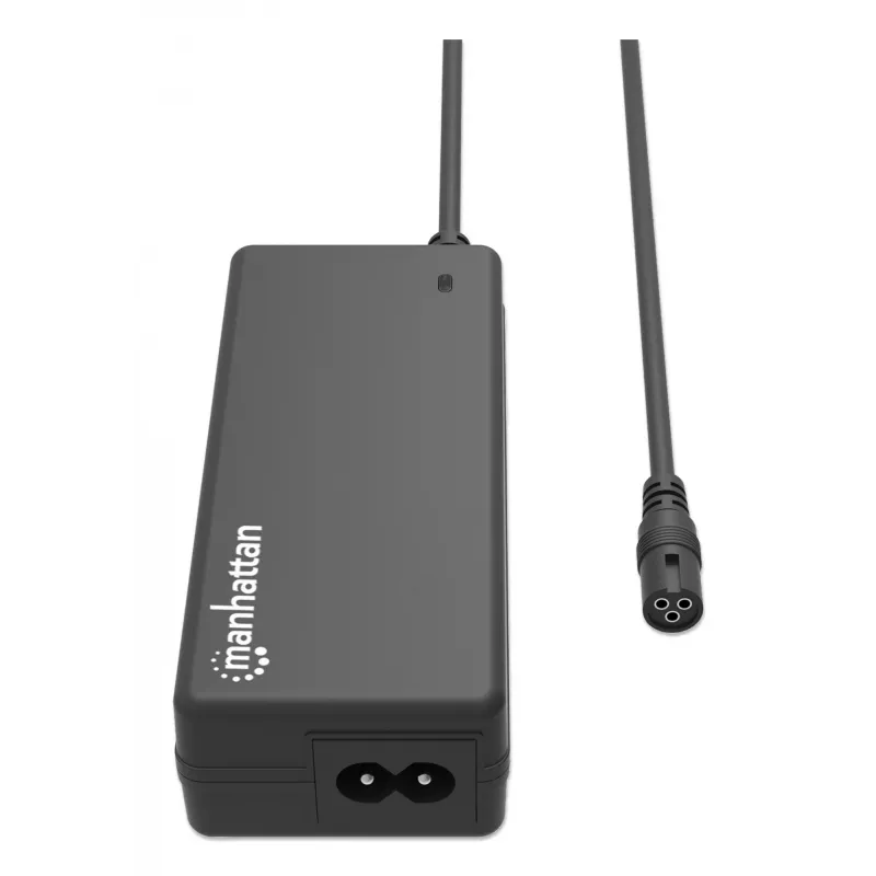 Manhattan Universaalne Sülearvuti/Laptop EL Toiteadapter, 65W, Automaatne 9 Pistikotsaga, Ühildub Enamiku Sülearvutitega, Ideaalne Asendustoiteallikas, EL Toitekaabel, Ühildub, Aga Mitte Ainult: Acer, Asus, Dell, Fujitsu, HP, Lenovo, Samsung, Toshiba Ja Palju Muud