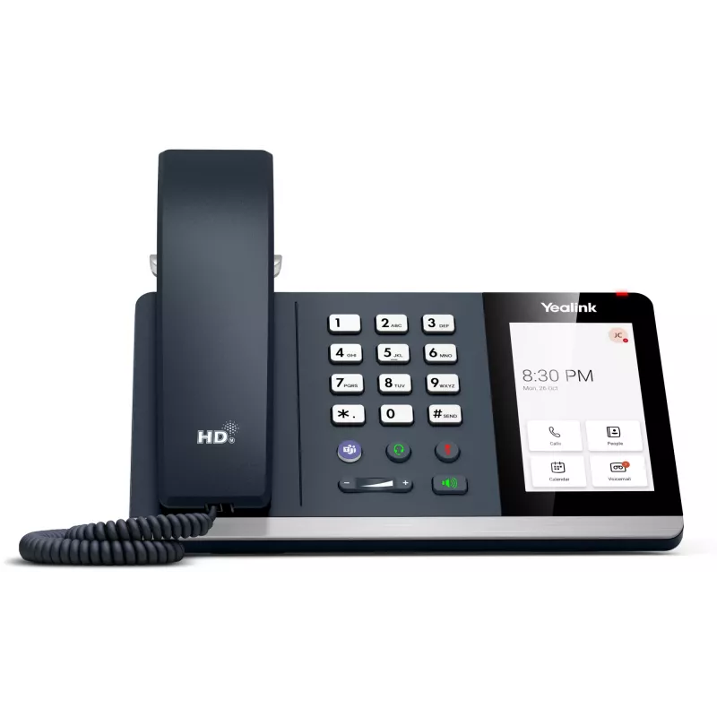IP-telefon Yealink MP54 Microsoft Teams Edition juhtmega toru Android