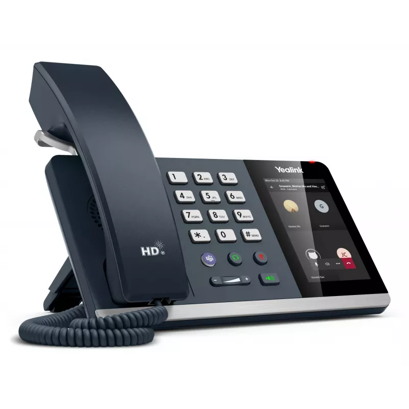 IP-telefon Yealink MP54 Microsoft Teams Edition juhtmega toru Android