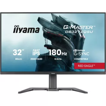iiyama G-MASTER GB3272QSU-B1 arvutimonitor 80 cm (31.5 tolli) 2560 x 1440 pikslit Quad HD LED Must