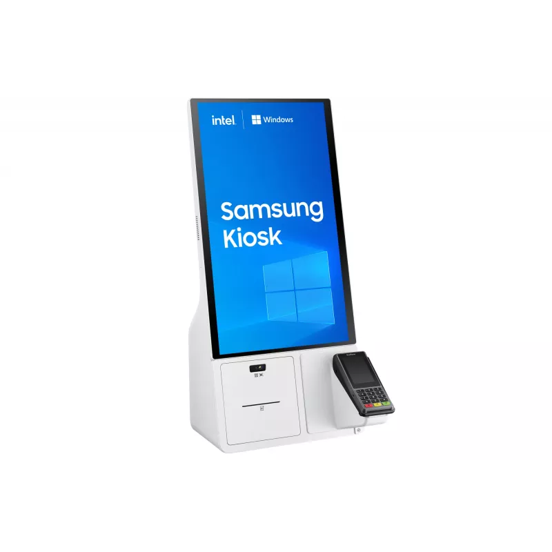 Samsung KM24C-C kioskikujundus 61 cm (24 tolli) LED 250 cd/m² Full HD valge puuteekraan sisseehitatud protsessoriga Windows 10 IoT Enterprise 16/7