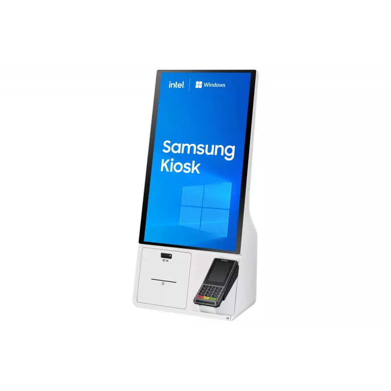 Samsung KM24C-C kioskikujundus 61 cm (24 tolli) LED 250 cd/m² Full HD valge puuteekraan sisseehitatud protsessoriga Windows 10 IoT Enterprise 16/7