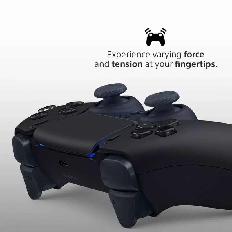 Gamepad Sony DualSense v3 Must — Bluetooth/USB, PS5, sisseehitatud aku, USB-C, juhtmega ja juhtmevaba
