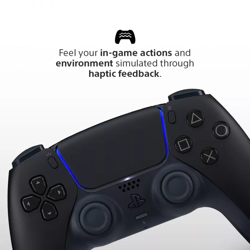 Gamepad Sony DualSense v3 Must — Bluetooth/USB, PS5, sisseehitatud aku, USB-C, juhtmega ja juhtmevaba
