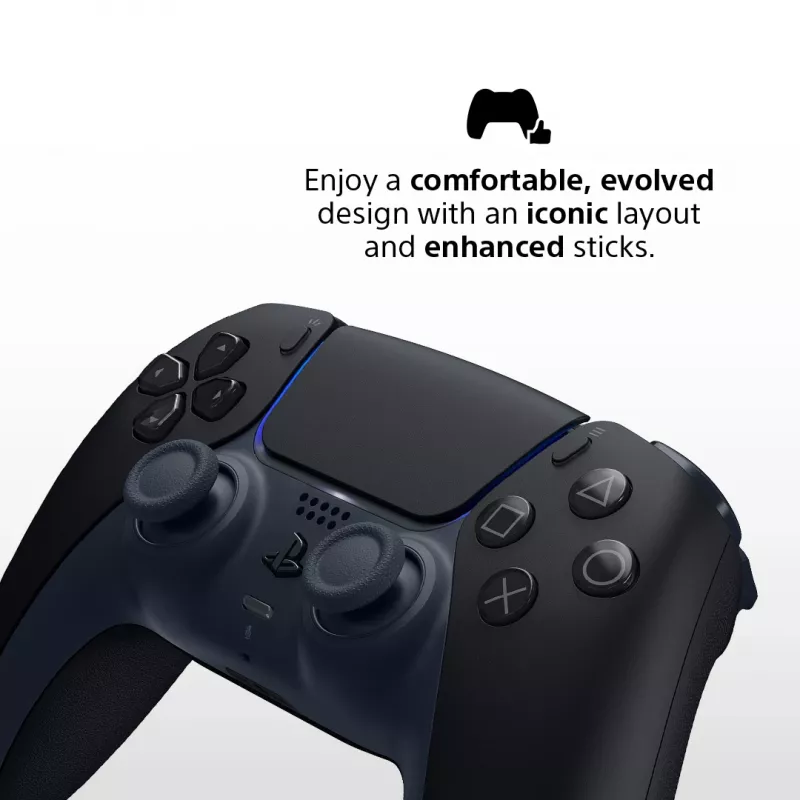 Gamepad Sony DualSense v3 Must — Bluetooth/USB, PS5, sisseehitatud aku, USB-C, juhtmega ja juhtmevaba