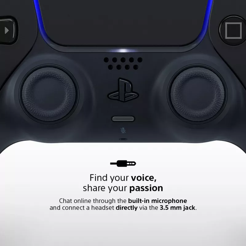 Gamepad Sony DualSense v3 Must — Bluetooth/USB, PS5, sisseehitatud aku, USB-C, juhtmega ja juhtmevaba