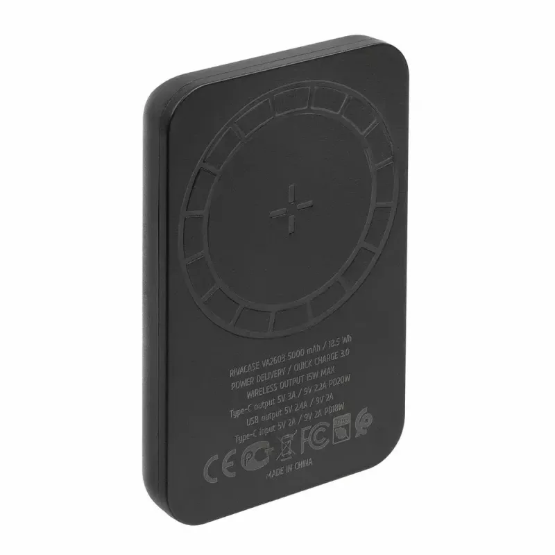Akupank Rivacase 5000 mAh USB Type-A USB USB-C VA2603