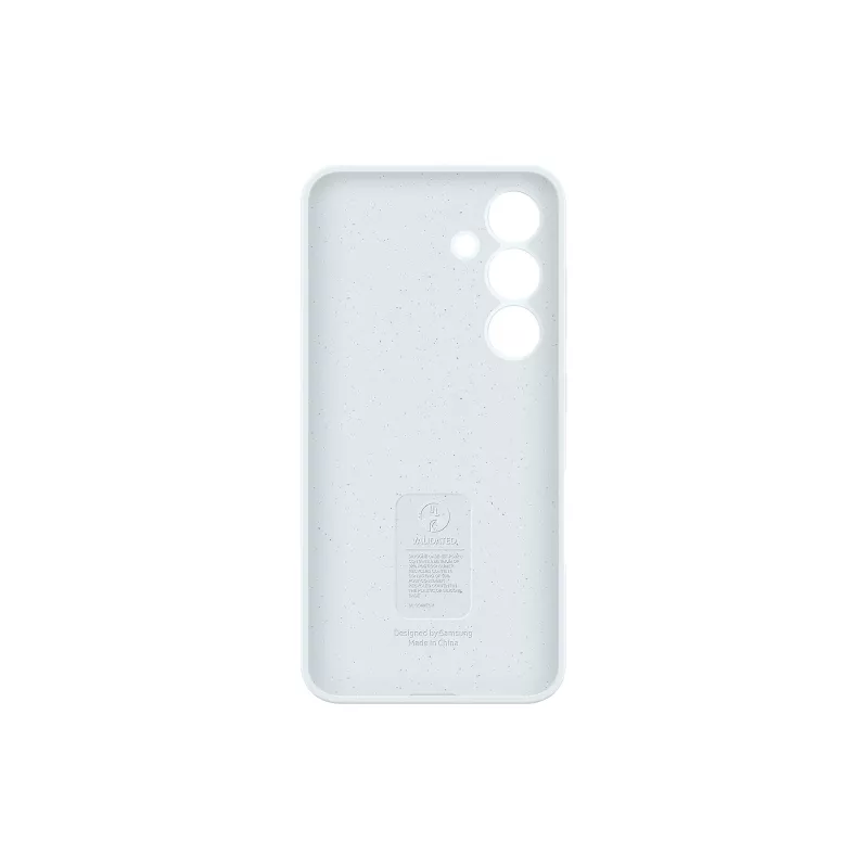 Nutitelefoni silikoonümbris Samsung Galaxy S24 — valge, kuni 6,2-tollistele ekraanidele