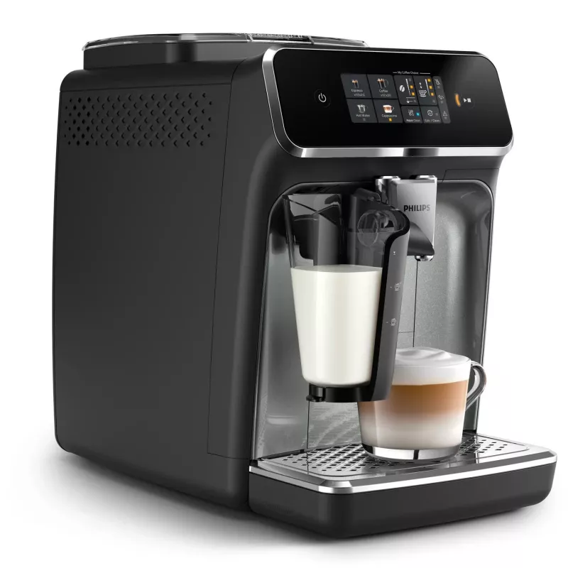Philips seeria 2300 EP2339/40 LatteGo automaatne espressomasin, Black Panthera/Chrome