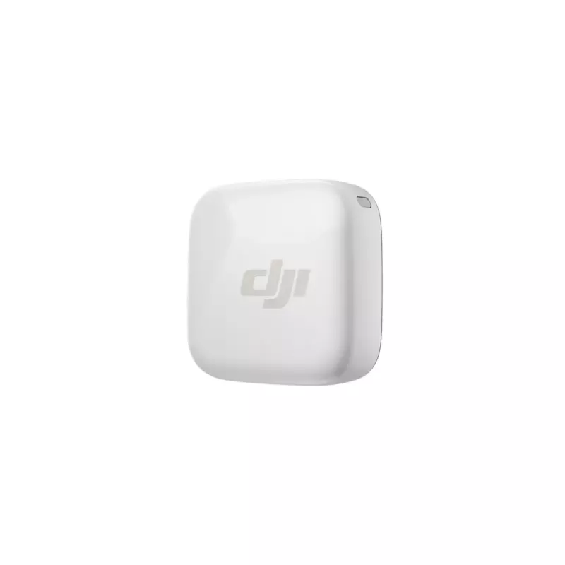 Juhtmeta kehamikrofoni saatja DJI CP.RN.00000430.01 — 100–20000 Hz, 3,87 V aku, kuni 11,5 h, valge, 26,1×26,6×16 mm