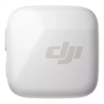 Juhtmeta kehamikrofoni saatja DJI CP.RN.00000430.01 — 100–20000 Hz, 3,87 V aku, kuni 11,5 h, valge, 26,1×26,6×16 mm