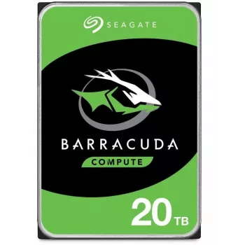 Seagate Barracuda 20TB sisemine kõvaketas 7200 RPM 512 MB 3,5 tolli Serial ATA