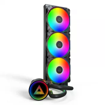 Montech LightFlow ARGB 360 protsessori kõik-ühes vedelikjahutus 12 cm must 1 tk