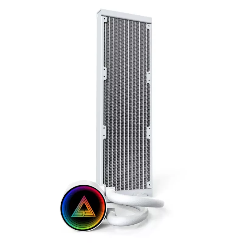 Montech LightFlow ARGB 360 protsessori ühtne vedeljahuti 12 cm valge 1 tk