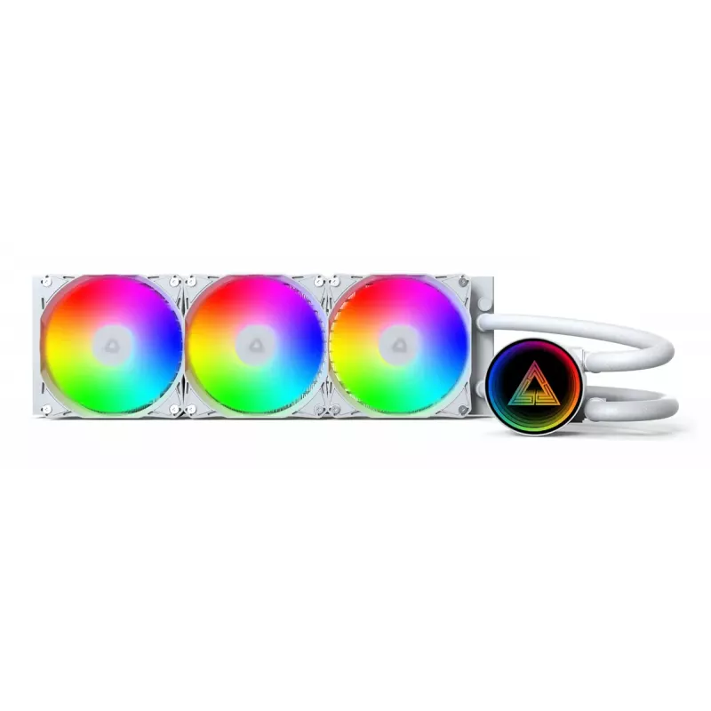 Montech LightFlow ARGB 360 protsessori ühtne vedeljahuti 12 cm valge 1 tk