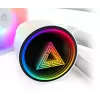 Montech LightFlow ARGB 360 protsessori ühtne vedeljahuti 12 cm valge 1 tk