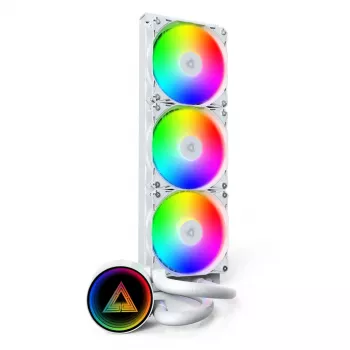 Montech LightFlow ARGB 360 protsessori ühtne vedeljahuti 12 cm valge 1 tk