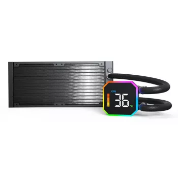 Montech HyperFlow Digital 240 protsessori kõik-ühes vedelikjahuti 12 cm must 1 tk