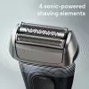 Braun Series 8 8513s märg ja kuiv pardel koos laadimisaluse ja reisikotiga, fjord hall