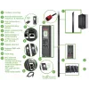 APC APDU9981EU3 toitejaotusseade (PDU) 24 vahelduvvoolupistikut 0U must