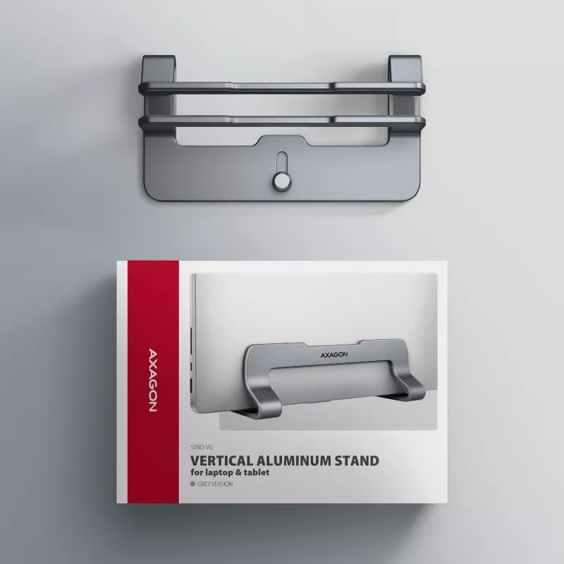 Axagon STND-VG, Alumiinium, Hall, 150 mm, 50 mm, 80 mm, Hall
