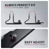 Axagon STND-VB alumiiniumist alus sülearvutite vertikaalseks paigaldamiseks suuruses 10 inch–17.3 inch. Reguleeritav pesa laius 9.5–25.5 mm. Must versioon.
