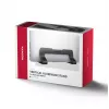 Axagon STND-VB alumiiniumist alus sülearvutite vertikaalseks paigaldamiseks suuruses 10 inch–17.3 inch. Reguleeritav pesa laius 9.5–25.5 mm. Must versioon.