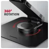 Sülearvutialus AXAGON STND-LRB — alumiinium, 360° pööre, 10 tolli – 17,3 tolli seadmetele, reguleeritav kõrgus kuni 26 cm, kalle 0–180°, must