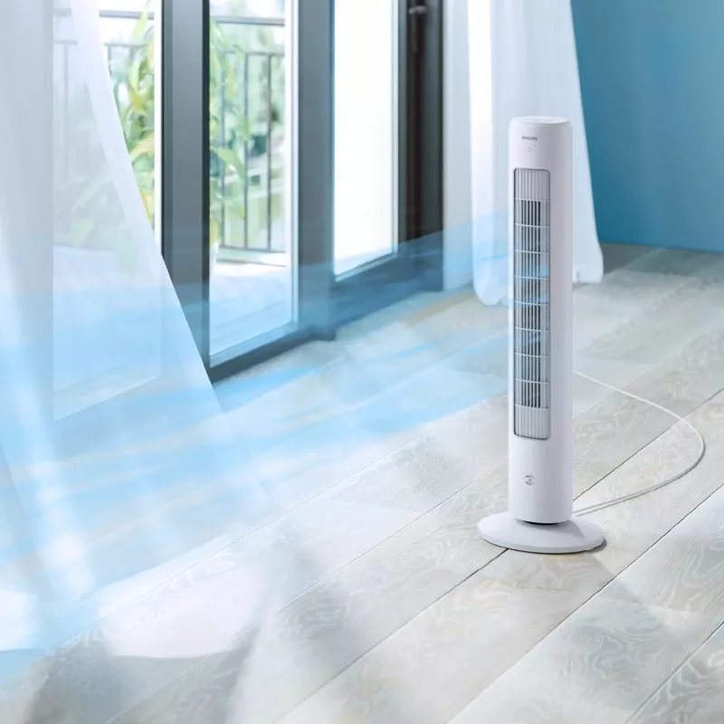 Kodune tornventilaator Philips 5000 seeria valge CX5535/00