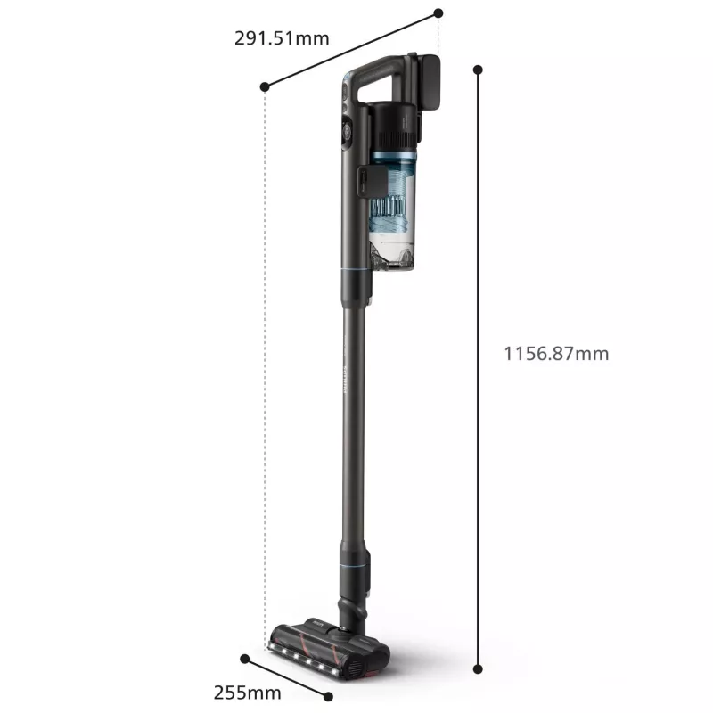 Philips XC7163/01 pulkpuhasti/elektriline luud 2-ühes pulkpuhasti Aku Kuiv&märg Kotita 0,6 L Sinine
