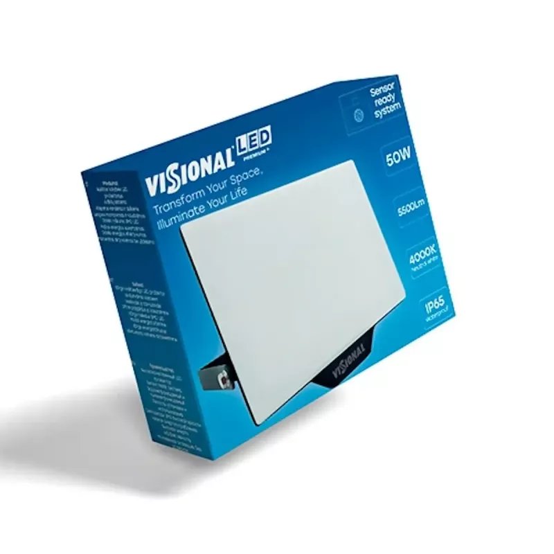 LED prožektor VISIONAL VS122 50W 4000K — 5500 lm
