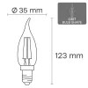 LED-pirn VISIONAL VS-B-7 6W, 840 lm, 3000K