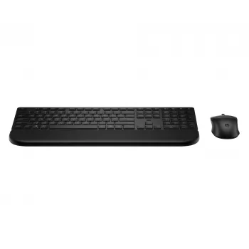 HP Multi-device USB/Bluetooth PR585C klaviatuuri ja hiire komplekt randmetoega, must, hiir kaasas