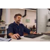 HP Multi-device USB/Bluetooth PR585C klaviatuuri ja hiire komplekt randmetoega, must, hiir kaasas
