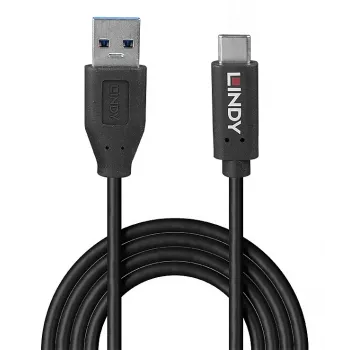 Lindy 36972 USB-kaabel USB 3.2 Gen 2 (3.1 Gen 2) 1,5 m USB A USB C Must