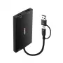 Lindy 43430 videokaabli adapter 0,11 m USB USB-C 2 x HDMI Must