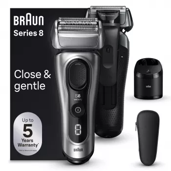 Elektriline pardel BRAUN Series 8 8567cc System wet & dry laadimis- ja puhastusjaamaga
