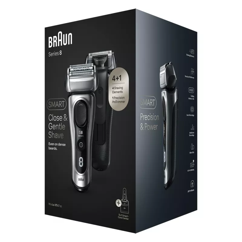 Elektriline pardel BRAUN Series 8 8567cc System wet & dry laadimis- ja puhastusjaamaga