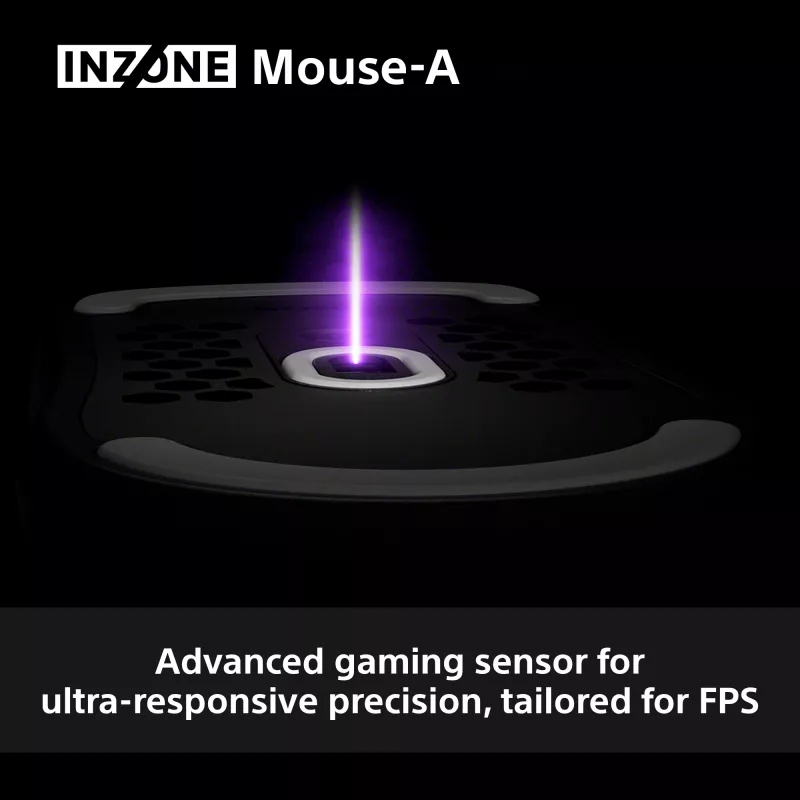 Juhtmeta mänguhiir Sony INZONE paremakäeline RF Optiline 30000 DPI, 70G kiirendus, keritav rullik