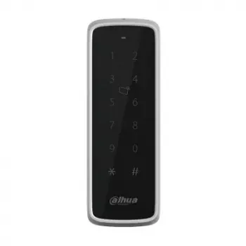 Ligipääsukontrolli lugeja DAHUA DHI-ASR2201D-B — 13,56 MHz, 9–15 V DC, 200 mA, 47,5×16×135 mm