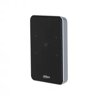 Ligipääsukontrolli lugeja DAHUA ASR2100A — põhilugeja, 12 V DC, 1,7 W, 123×86×15 mm, must