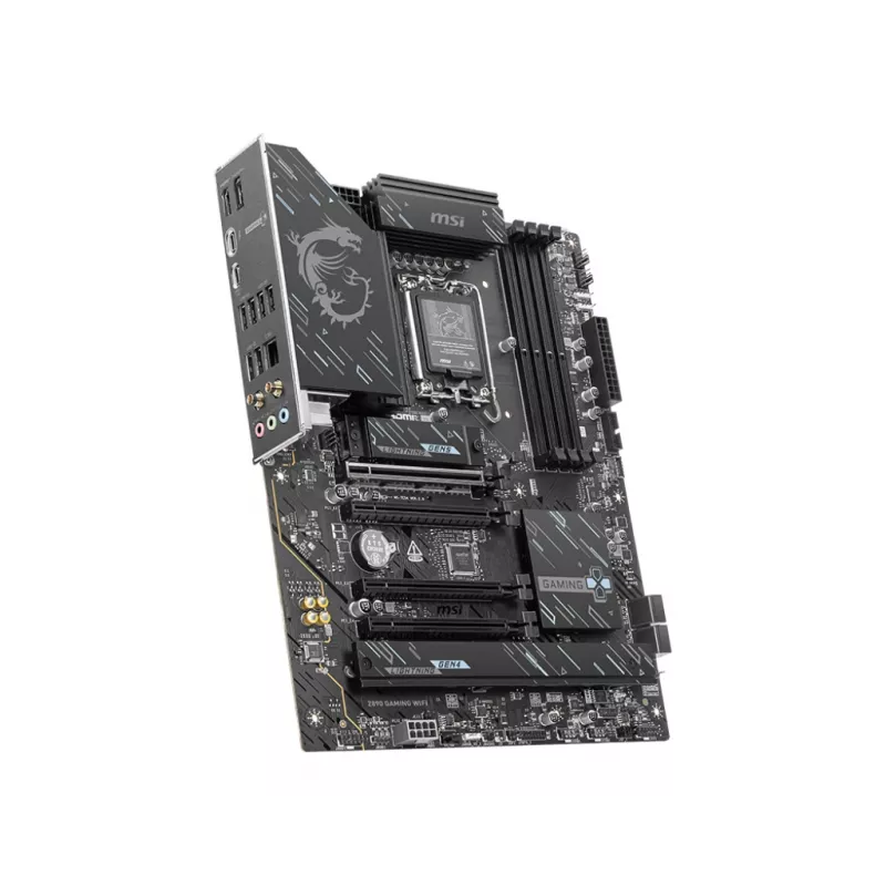 Emaplaat MSI Z890 Gaming WiFi — Intel Z890 ATX, LGA1851 (S1851), DDR5, 4x DIMM, Wi‑Fi 7, 2.5GbE, 3x M.2