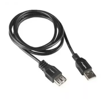 LANBERG USB-A–USB-A kaabel 2.0, isane–emane, 1,8 m, must