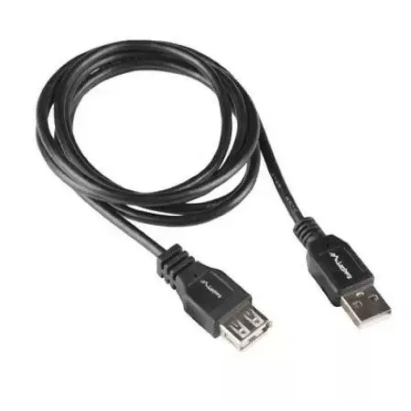 LANBERG USB-A–USB-A kaabel 2.0, isane–emane, 1,8 m, must