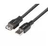 LANBERG USB-A–USB-A kaabel 2.0, isane–emane, 1,8 m, must