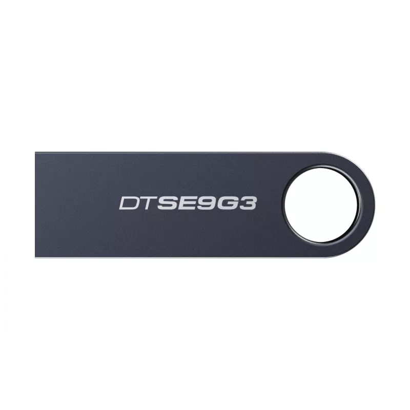USB-mälupulk KINGSTON DataTraveler SE9 G3 256 GB — USB Type-A, USB 3.2 Gen 1, lugemine 220 MB/s, kirjutamine 100 MB/s, ilma korgita, tume nikkel