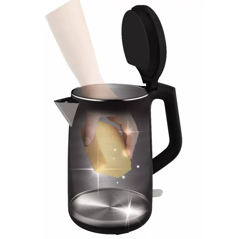 Tefal KO3718 elektriline veekeetja 1,5 L 2400 W must, roostevaba teras