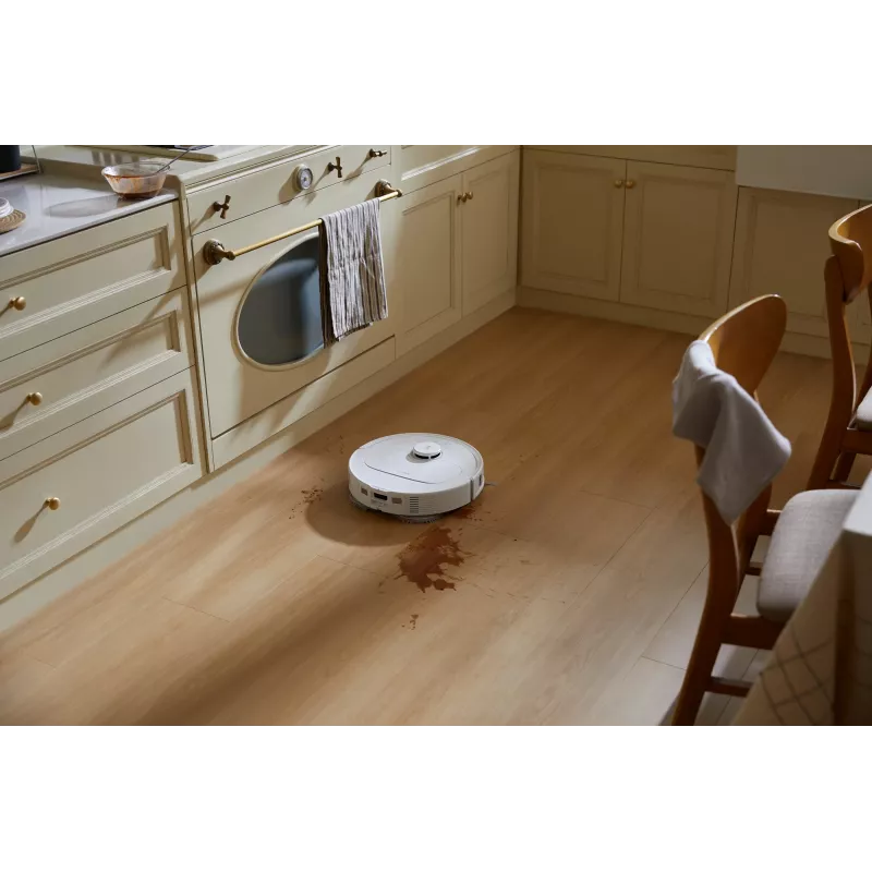 Robot vacuum cleaner Roborock Qrevo C Pro — valge, 0,325 L tolmukott, 180 min tööaeg, Li-Ion 5200 mAh, ümara kujuga