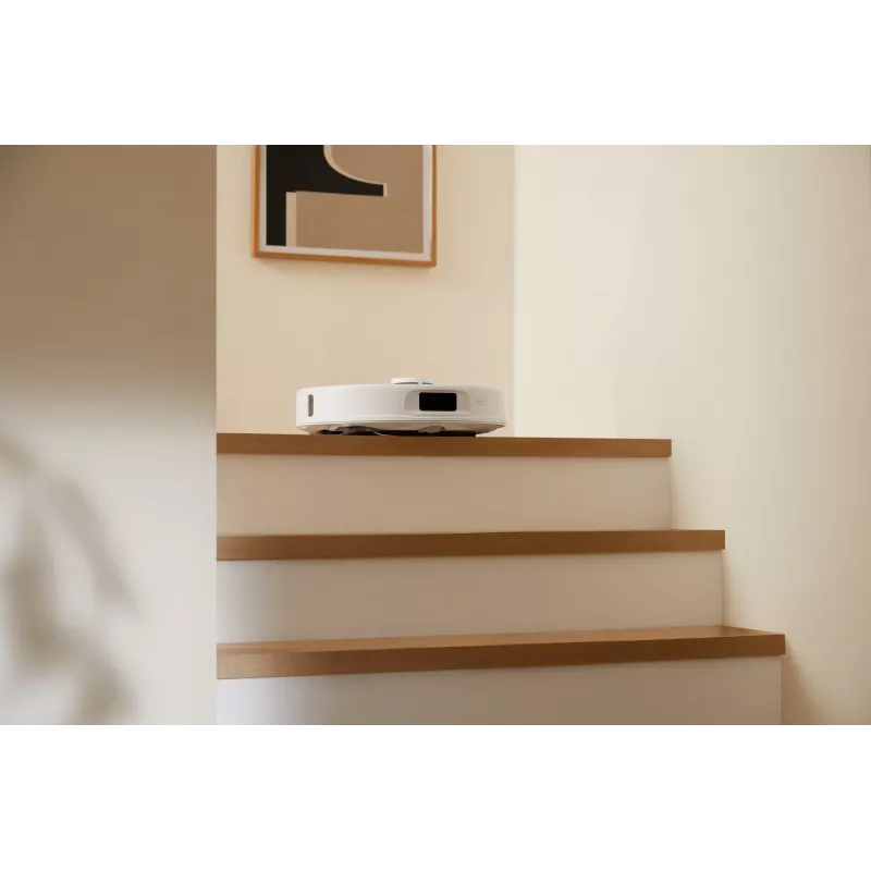 Robot vacuum cleaner Roborock Qrevo C Pro — valge, 0,325 L tolmukott, 180 min tööaeg, Li-Ion 5200 mAh, ümara kujuga